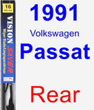 Rear Wiper Blade for 1991 Volkswagen Passat - Vision Saver