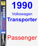 Passenger Wiper Blade for 1990 Volkswagen Transporter - Vision Saver