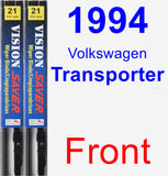 Front Wiper Blade Pack for 1994 Volkswagen Transporter - Vision Saver