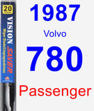 Passenger Wiper Blade for 1987 Volvo 780 - Vision Saver