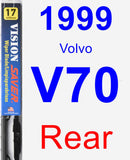 Rear Wiper Blade for 1999 Volvo V70 - Vision Saver