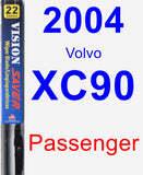 Passenger Wiper Blade for 2004 Volvo XC90 - Vision Saver