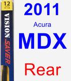 Rear Wiper Blade for 2011 Acura MDX - Rear