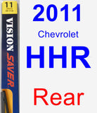 Rear Wiper Blade for 2011 Chevrolet HHR - Rear