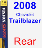 Rear Wiper Blade for 2008 Chevrolet Trailblazer - Rear