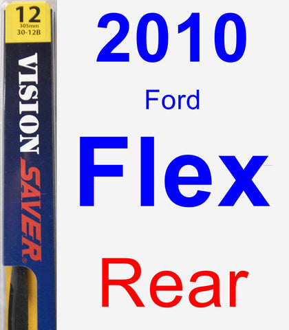 Rear Wiper Blade for 2010 Ford Flex - Rear