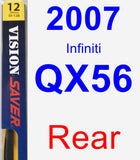 Rear Wiper Blade for 2007 Infiniti QX56 - Rear