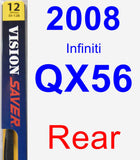 Rear Wiper Blade for 2008 Infiniti QX56 - Rear