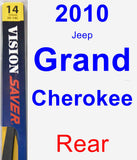 Rear Wiper Blade for 2010 Jeep Grand Cherokee - Rear