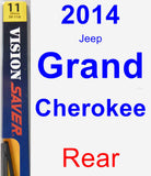 Rear Wiper Blade for 2014 Jeep Grand Cherokee - Rear