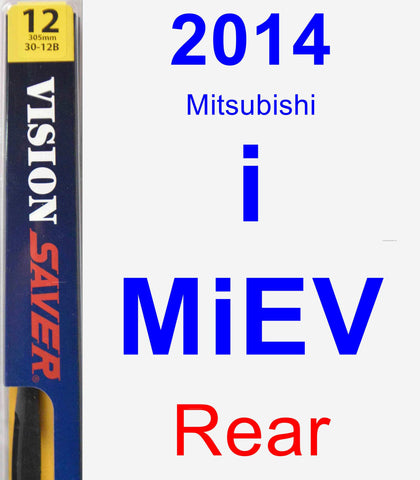 Rear Wiper Blade for 2014 Mitsubishi i-MiEV - Rear