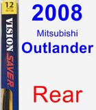 Rear Wiper Blade for 2008 Mitsubishi Outlander - Rear