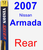 Rear Wiper Blade for 2007 Nissan Armada - Rear