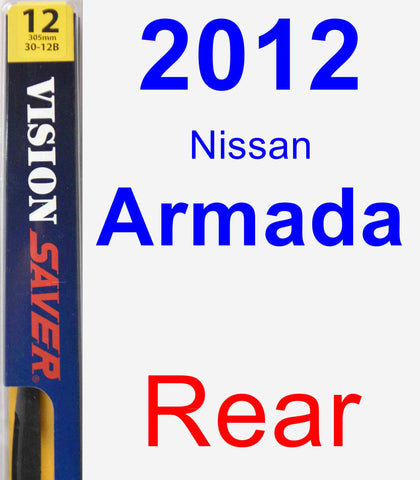 Rear Wiper Blade for 2012 Nissan Armada - Rear