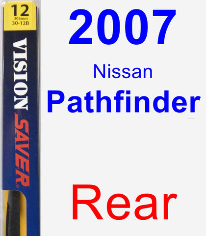 Rear Wiper Blade for 2007 Nissan Pathfinder - Rear