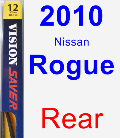 Rear Wiper Blade for 2010 Nissan Rogue - Rear