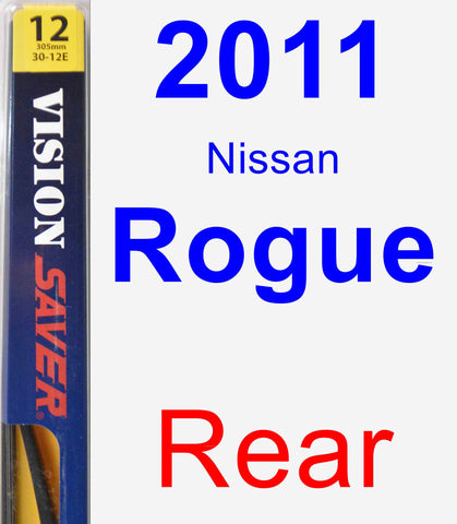 Rear Wiper Blade for 2011 Nissan Rogue - Rear