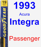 Passenger Wiper Blade for 1993 Acura Integra - Premium