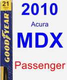 Passenger Wiper Blade for 2010 Acura MDX - Premium
