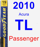 Passenger Wiper Blade for 2010 Acura TL - Premium