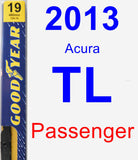 Passenger Wiper Blade for 2013 Acura TL - Premium