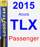 Passenger Wiper Blade for 2015 Acura TLX - Premium