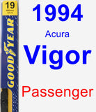 Passenger Wiper Blade for 1994 Acura Vigor - Premium