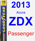 Passenger Wiper Blade for 2013 Acura ZDX - Premium