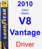 Driver Wiper Blade for 2010 Aston Martin V8 Vantage - Premium