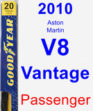 Passenger Wiper Blade for 2010 Aston Martin V8 Vantage - Premium