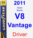 Driver Wiper Blade for 2011 Aston Martin V8 Vantage - Premium
