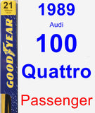 Passenger Wiper Blade for 1989 Audi 100 Quattro - Premium