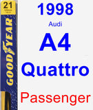 Passenger Wiper Blade for 1998 Audi A4 Quattro - Premium