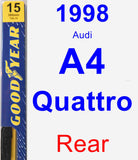 Rear Wiper Blade for 1998 Audi A4 Quattro - Premium