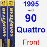 Front Wiper Blade Pack for 1995 Audi 90 Quattro - Premium