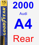 Rear Wiper Blade for 2000 Audi A4 - Premium