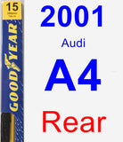 Rear Wiper Blade for 2001 Audi A4 - Premium