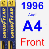 Front Wiper Blade Pack for 1996 Audi A4 - Premium