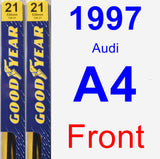 Front Wiper Blade Pack for 1997 Audi A4 - Premium