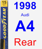 Rear Wiper Blade for 1998 Audi A4 - Premium