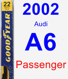 Passenger Wiper Blade for 2002 Audi A6 - Premium