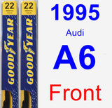 Front Wiper Blade Pack for 1995 Audi A6 - Premium