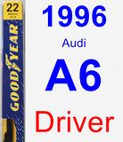 Driver Wiper Blade for 1996 Audi A6 - Premium