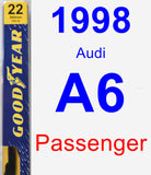 Passenger Wiper Blade for 1998 Audi A6 - Premium