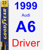 Driver Wiper Blade for 1999 Audi A6 - Premium