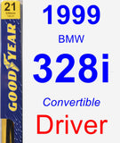 Driver Wiper Blade for 1999 BMW 328i - Premium