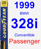 Passenger Wiper Blade for 1999 BMW 328i - Premium