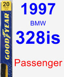 Passenger Wiper Blade for 1997 BMW 328is - Premium