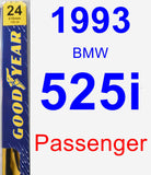 Passenger Wiper Blade for 1993 BMW 525i - Premium