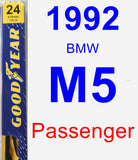 Passenger Wiper Blade for 1992 BMW M5 - Premium